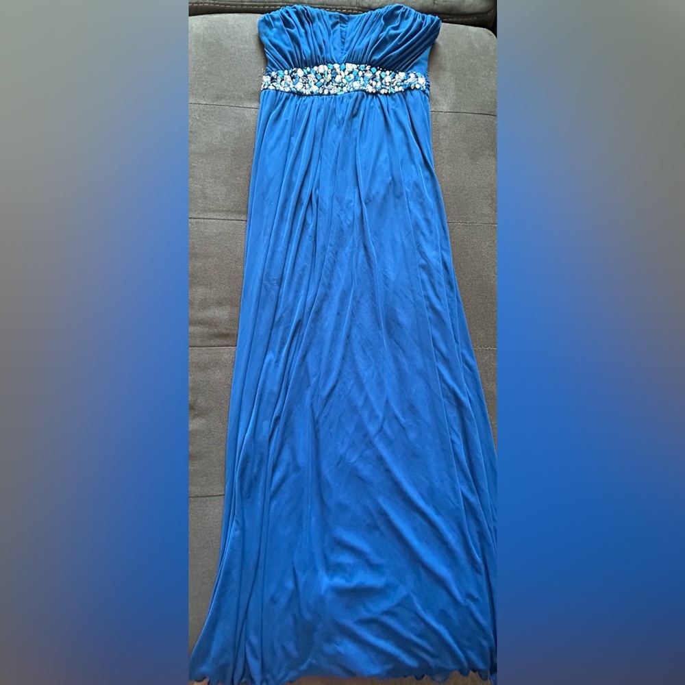 Elegant Blue Women's maxi dress